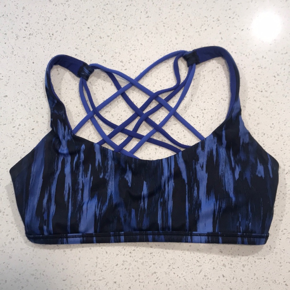 Blue lululemon Sports Bra